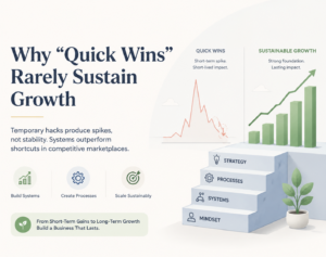 Why “Quick Wins” Rarely Sustain Growth Why “Quick Wins” Rarely Sustain Growth | ecommerce growth framework