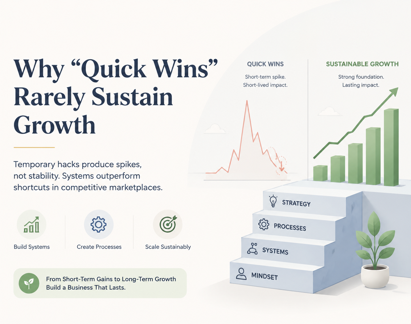 Why “Quick Wins” Rarely Sustain Growth | ecommerce growth framework
