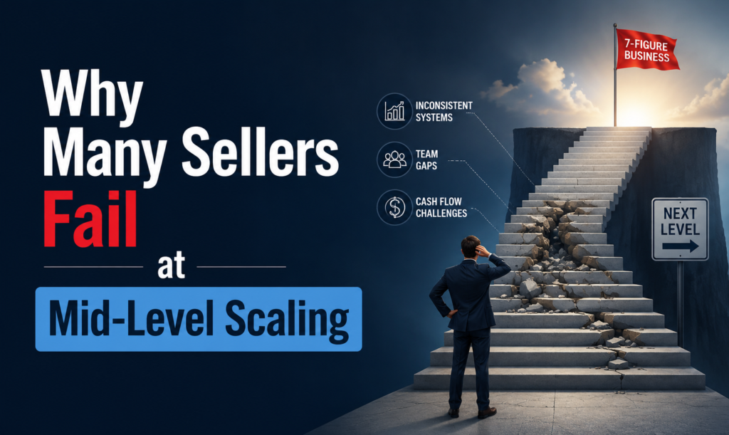 Why Many Sellers Fail at Mid-Level Scaling Why Many Sellers Fail at Mid-Level Scaling | Ecommerce Scaling stratergy