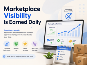 Marketplace Visibility Is Earned Daily Marketplace Visibility Is Earned Daily | Ecommerce Consestency